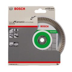Bosch Best For Ceramic Extra Clean Turbo Elmas Kesme Diski 125x22,23 mm