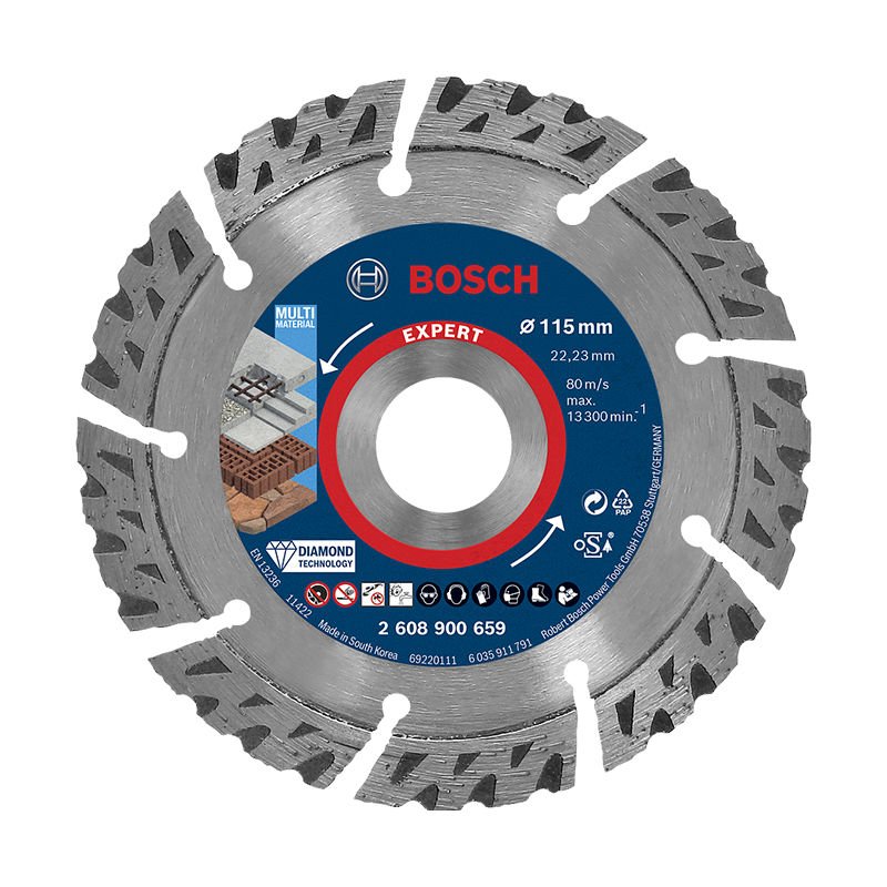 Bosch Expert Multimaterial Elmas Kesme Diski 115x22,23 mm