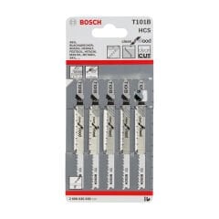 Bosch T 101 B Clean For Wood Dekupaj Testeresi Bıçağı Ahşap İçin 5'li