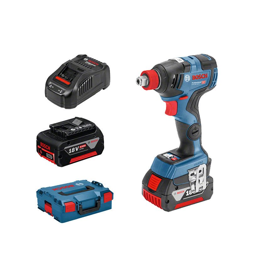 Bosch GDX 18V-200 C Akülü Darbeli Somun Sıkma 5 Ah 18 Volt