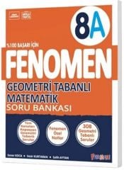 Fenomen 8.Sınıf Geometri Tabanlı Matematik A Soru Bankası