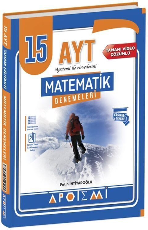 Apotemi Ayt Matematik 15 Deneme