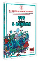 Yargı Yayınları GYS T.C. Kültür ve Turizm Bakanlığı Şef İçin Çözümlü 5 Deneme