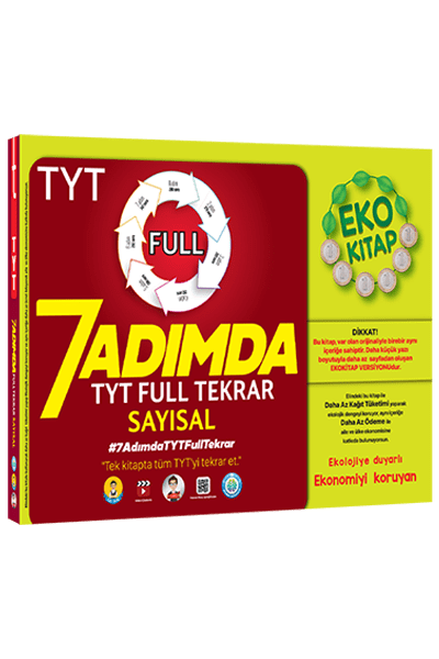 Tonguç Akademi 7 Adımda Tyt Full Tekrar Sayısal Eko