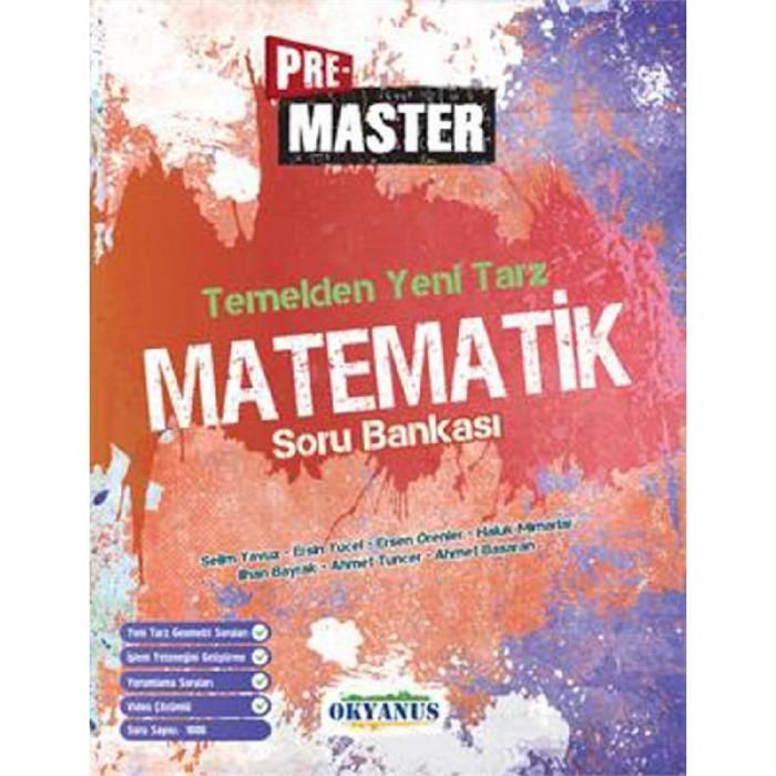 Okyanus Yayınları Tyt Pre Master Matematik Soru Bankası