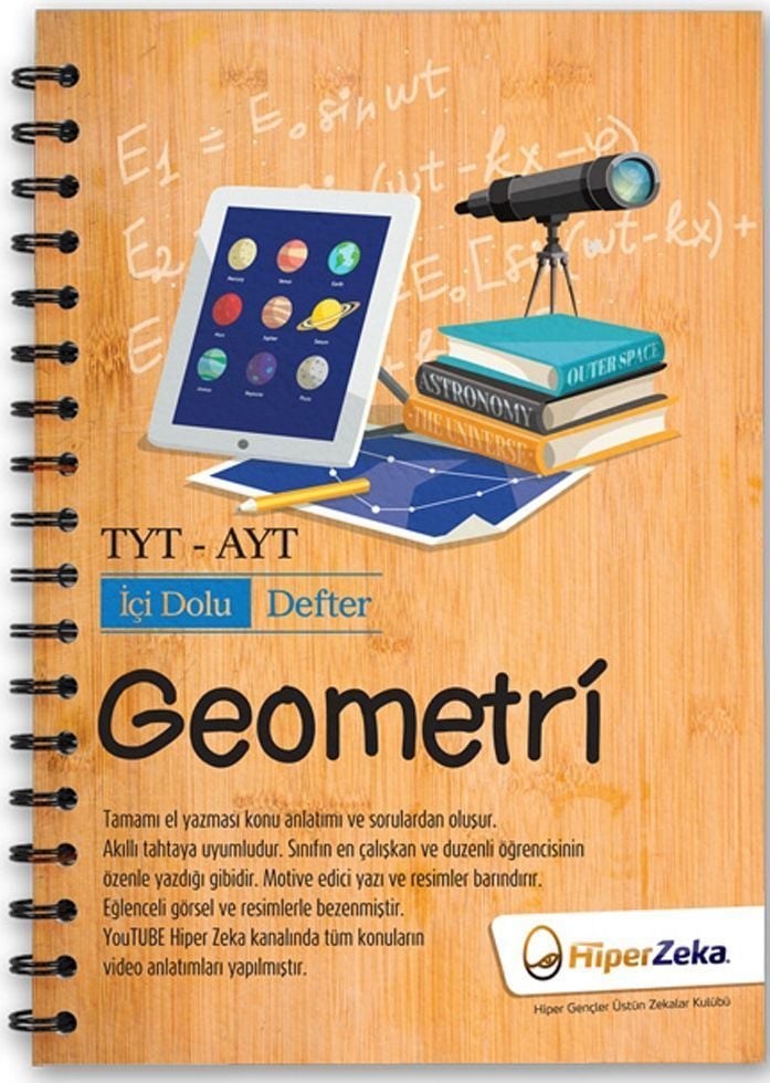 Hiper Zeka Tyt Ayt Geometri İçi Dolu Defter