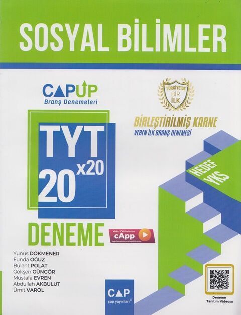 Çap Yayınları Tyt Sosyal Bilimler Up Deneme