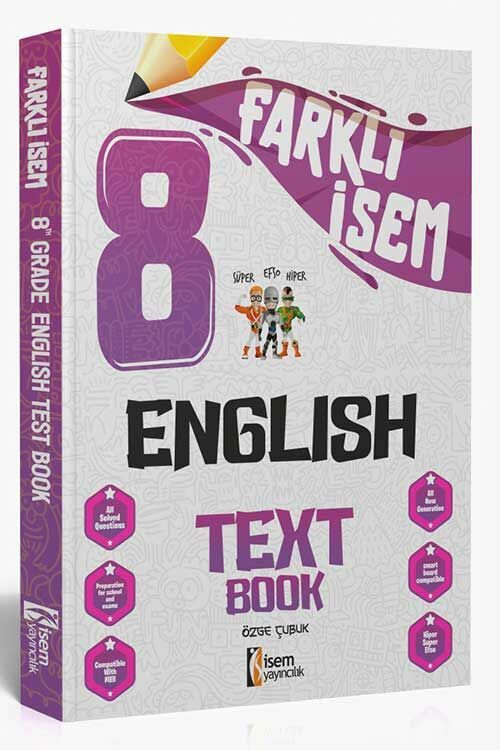 8.Sınıf Farklı İsem İngilizce Soru Bankası İsem Yayıncılık