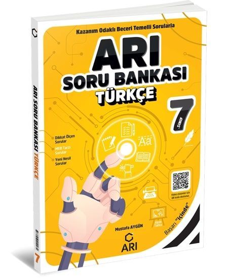 2024 Arı Yayınları 7.Sınıf Türkçe Soru Bankası