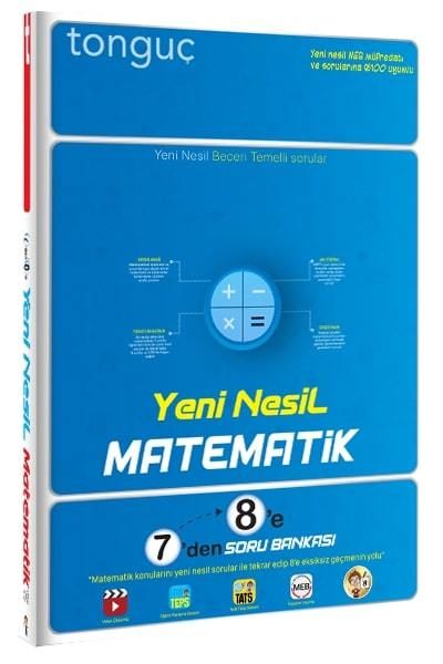 Tonguç Akademi 7 den 8 e Yeni Nesil Matematik Soru Bankası