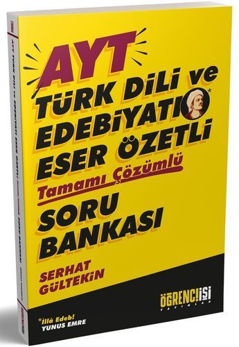 AYT Türk Dili Ve Edebiyatı Eser İçerikli Soru Bankası Öğrenci İşleri Yayınları