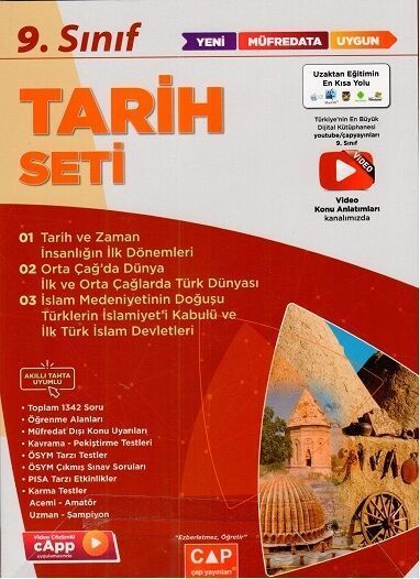 2024 Çap Yayınları 9.Sınıf Tarih Seti