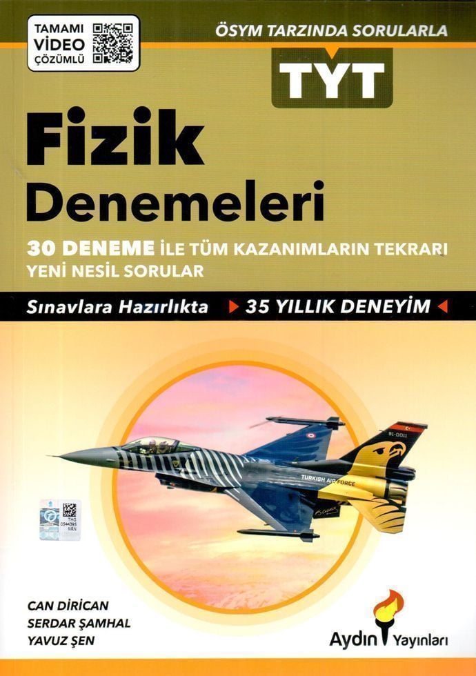 Aydın Yayınları Tyt Fizik 30 Deneme Sınavı