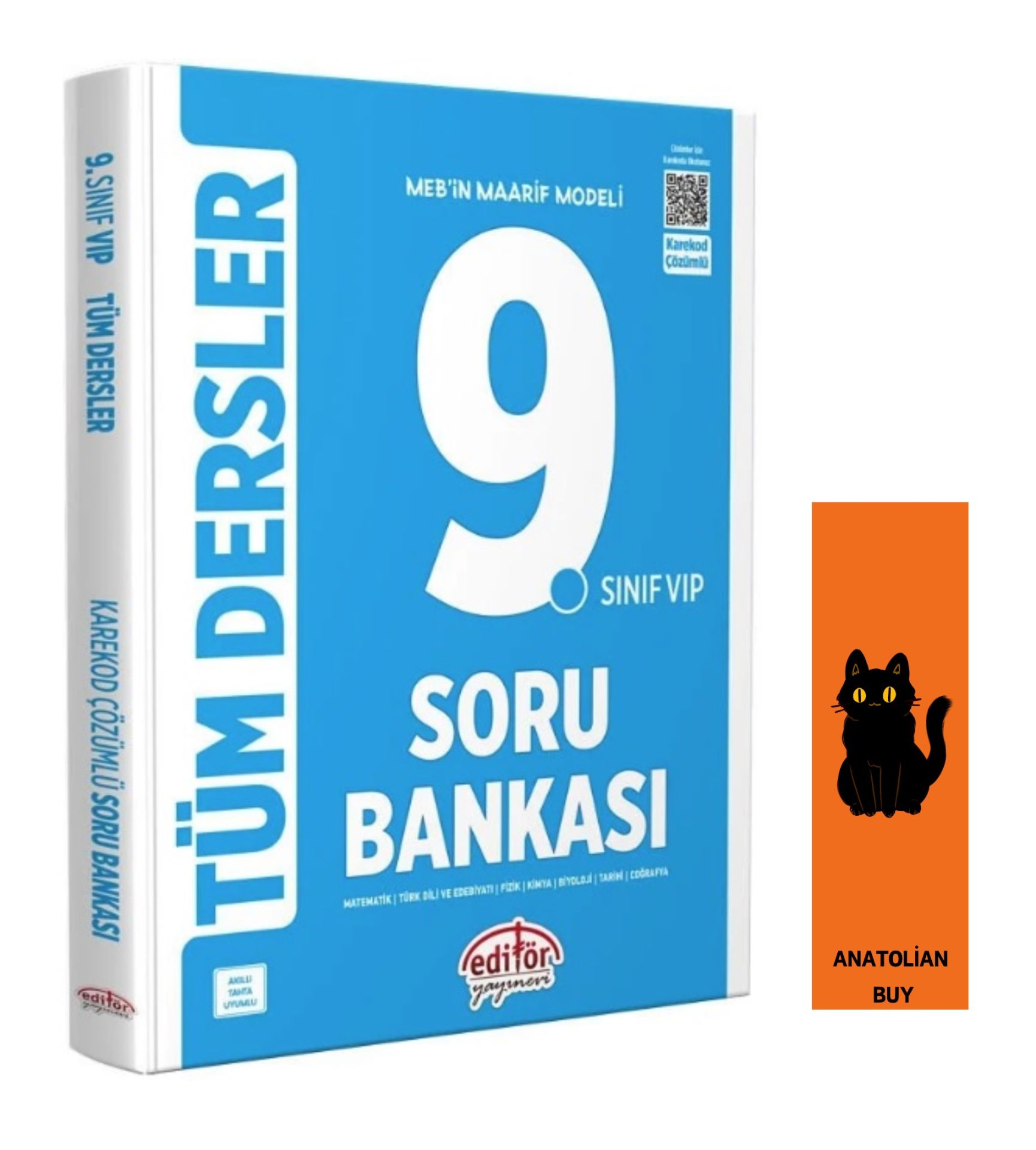 Editör Yayınları 9.Sınıf Tüm Dersler Soru Bankası Mavi Kitap