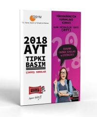 2018 AYT Tıpkı Basım Çıkmış Sorular Yargı Yayınları