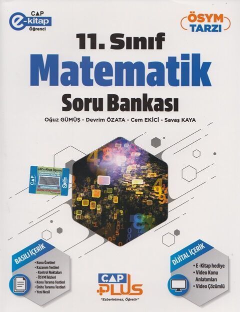 Çap Yayınları 11.Sınıf Matematik Soru Bankası Anadolu Lisesi