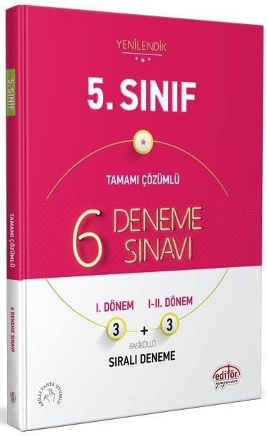 Editör Yayınları 5.Sınıf 6 Deneme Sınavı