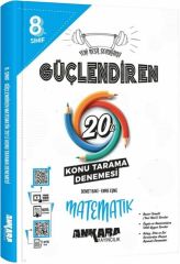 Ankara Yayınları Lgs Matematik Güçlendiren 20 Konu Tarama Deneme Sınavı