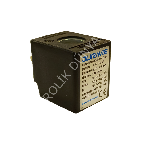 Solenoid Valf Aksesuarı - Standart Bobin