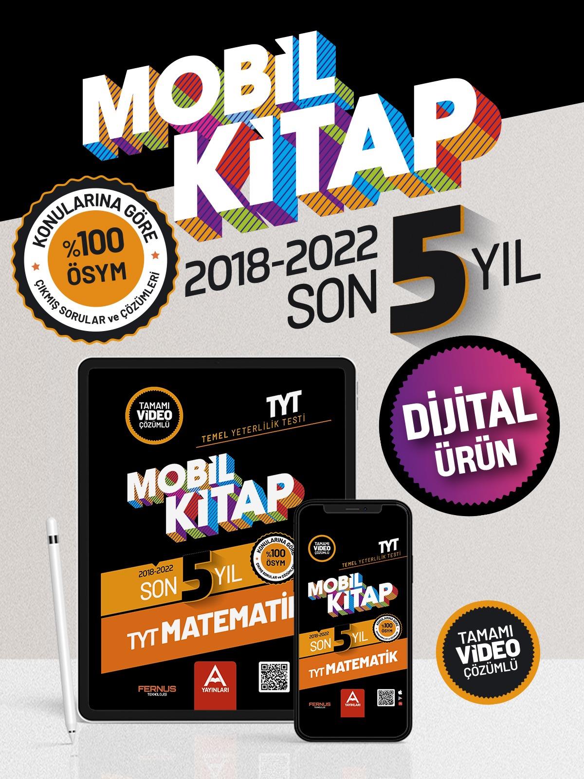 TYT Mobil Kitap Son 5 Yıl Matematik