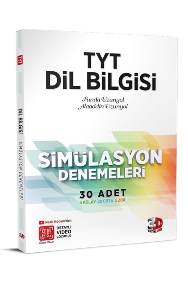 3D TYT Dil Bilgisi Simülasyon 30 Deneme