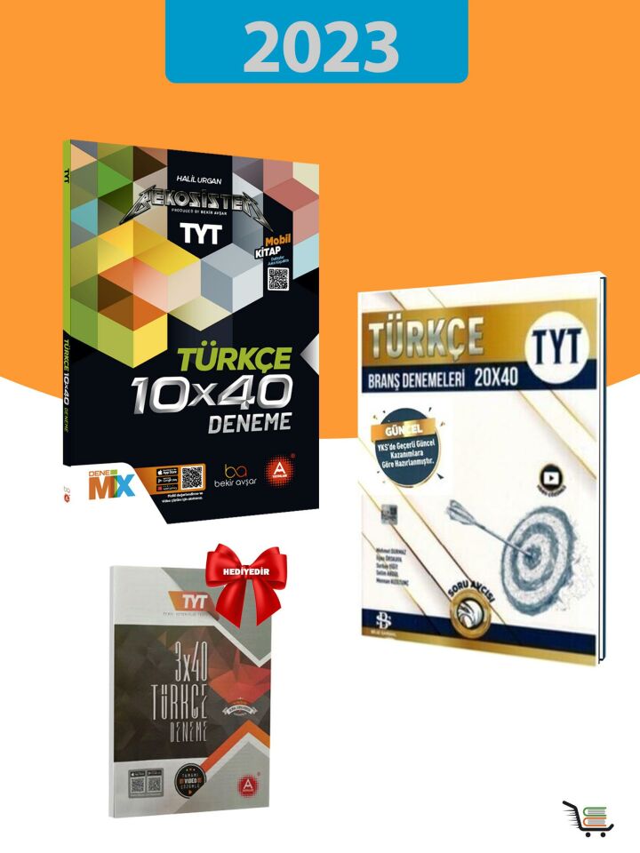 Bekosistem TYT Türkçe 10x40 Deneme + BilgiSarmal 20x40 Türkçe Deneme + Hediyeli