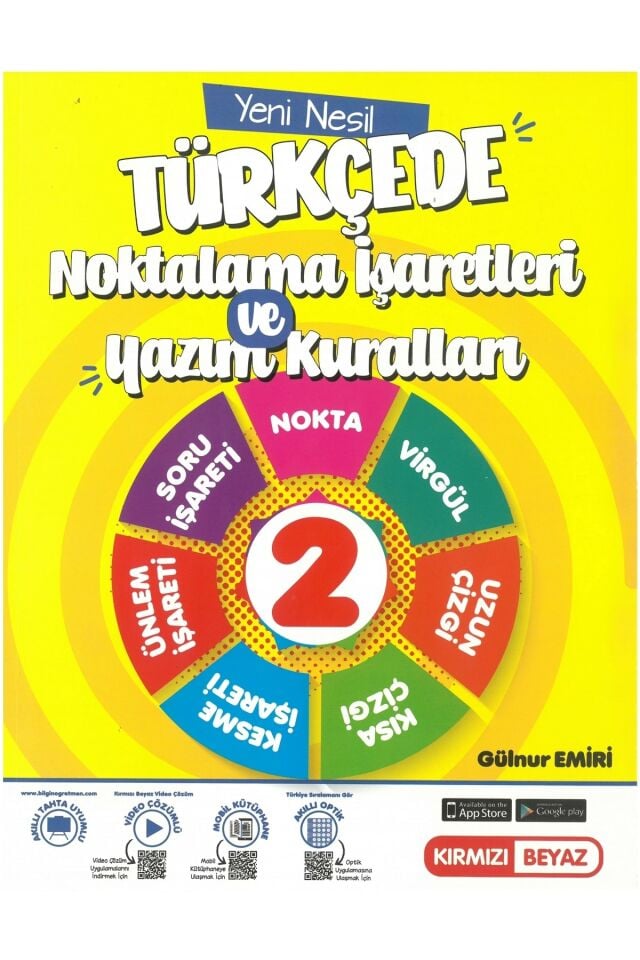 Kırmızı Beyaz 2.Sınıf Yeni Nesil Türkçe Noktalama İşaretleri