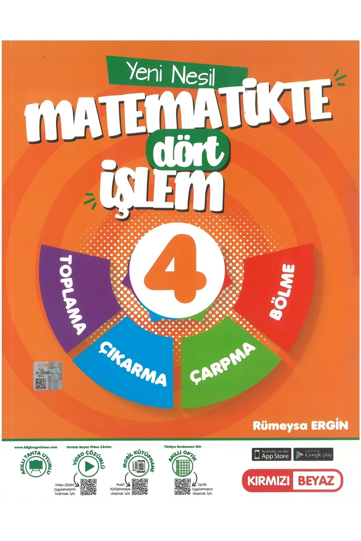 Kırmızı Beyaz 4. Sınıf Yeni Nesil Matematik Dört İşlem