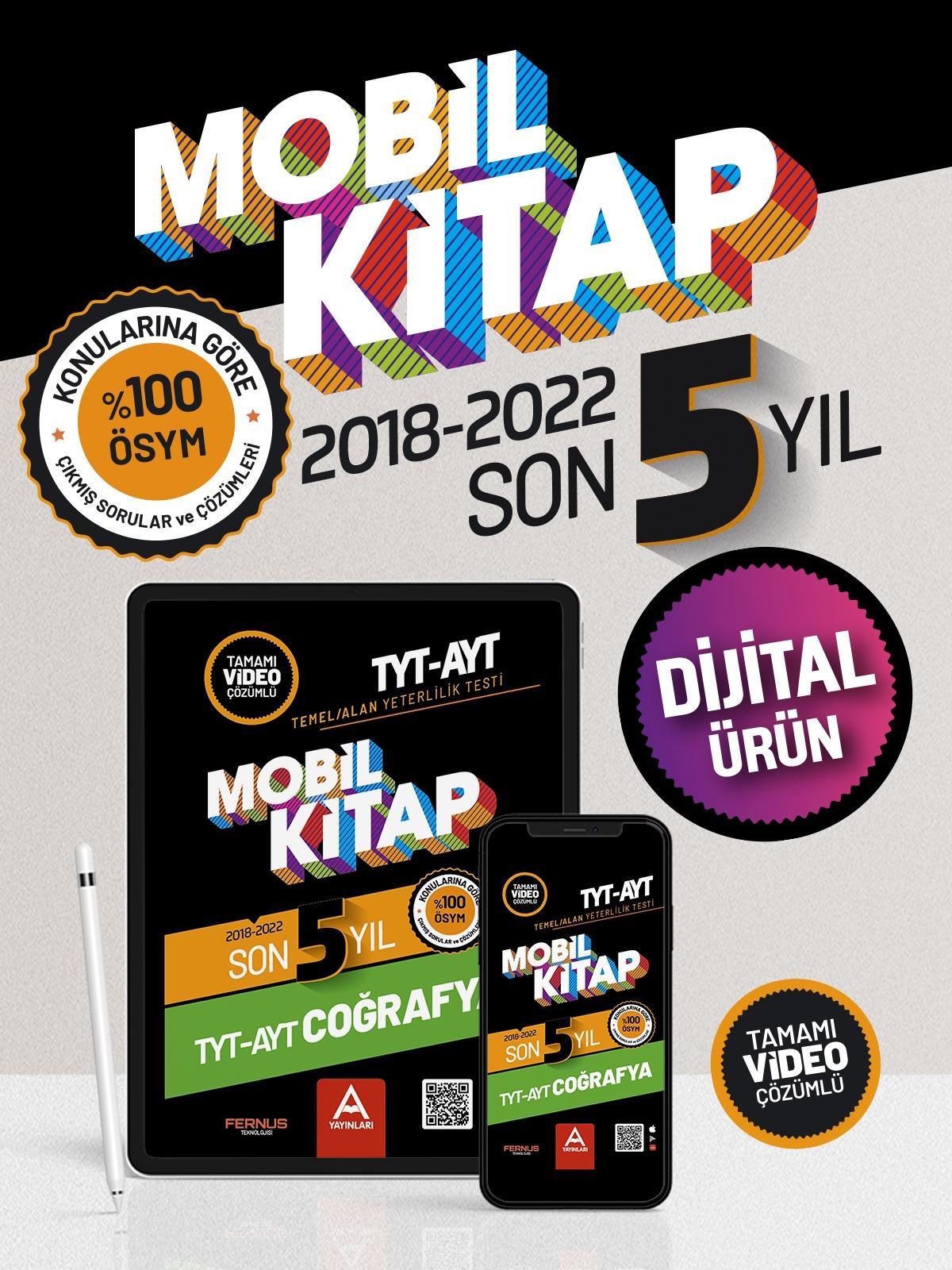 TYT-AYT Mobil Kitap Son 5 Yıl Coğrafya