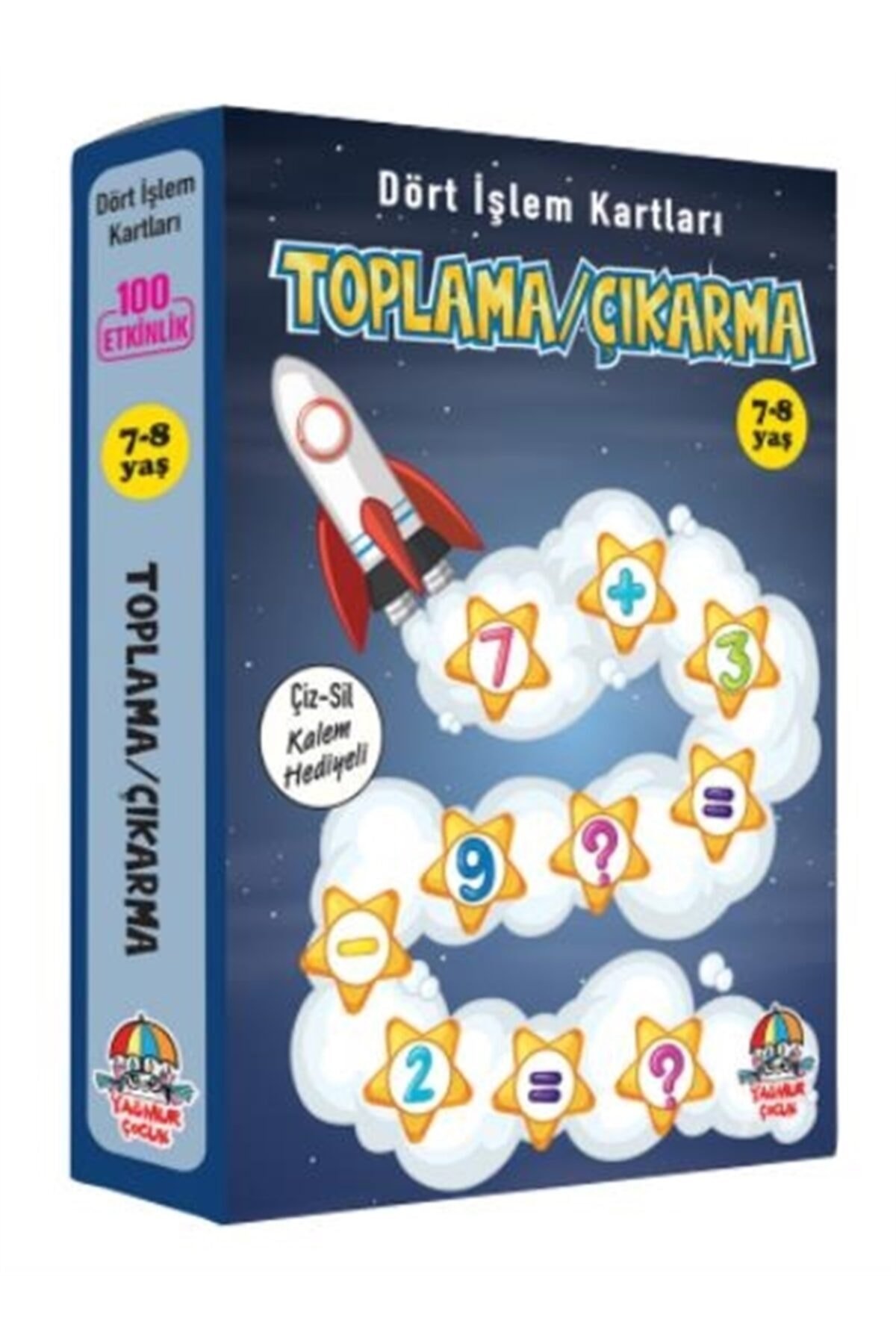 7-8 Yaş Toplama Çıkarma - Dört Işlem Kartları