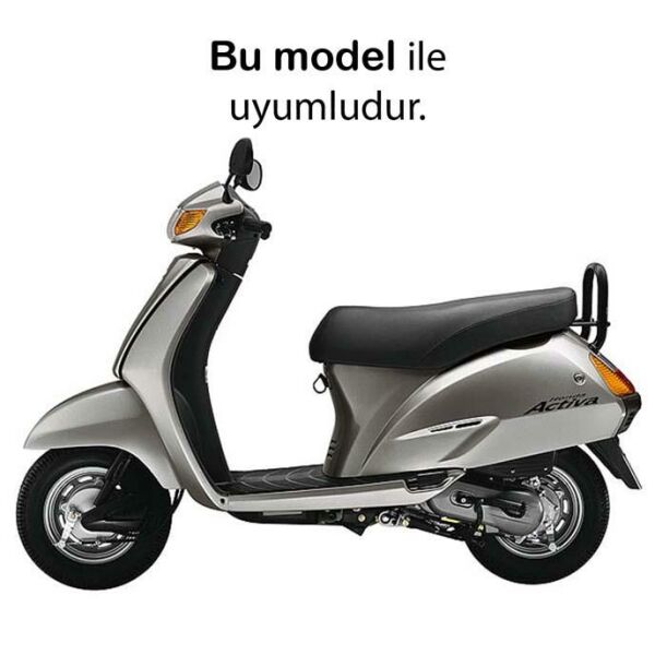 Honda Activa100 Mavi Alt Basamak Lastik Kauçuk Renkli Paspas Aksesuar