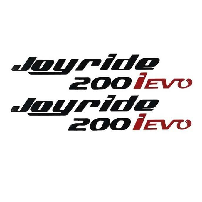 Sym Joyride 200i Evo 3D Pleksi Sele Altı Kapak Grenajı Amblemi Logosu Yazısı