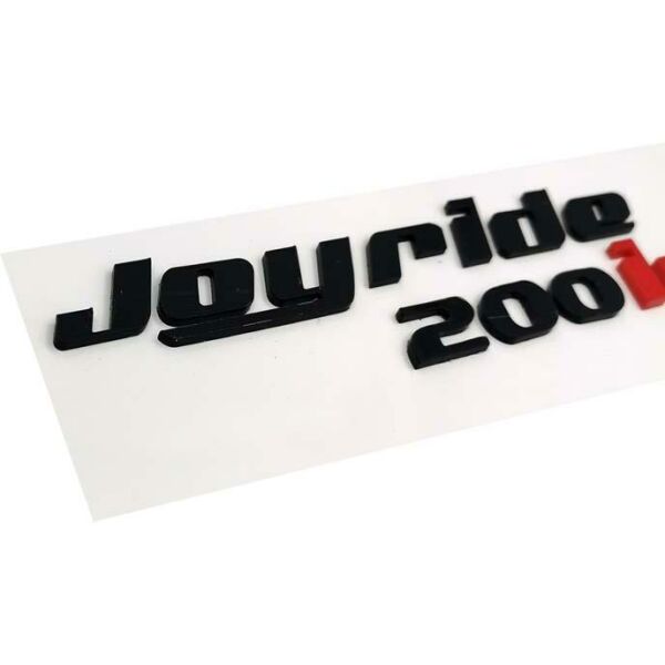Sym Joyride 200i Evo 3D Pleksi Sele Altı Kapak Grenajı Amblemi Logosu Yazısı