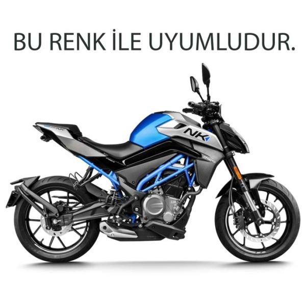 CFMoto 250NK 2023-2024 Sağ Arka Sele Altı Kuyruk Grenajı Paneli Mat Gümüş Gri A