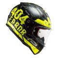 LS2 Rapid Player Neon Sarı-Siyah Tam Kapalı Motosiklet Kaskı