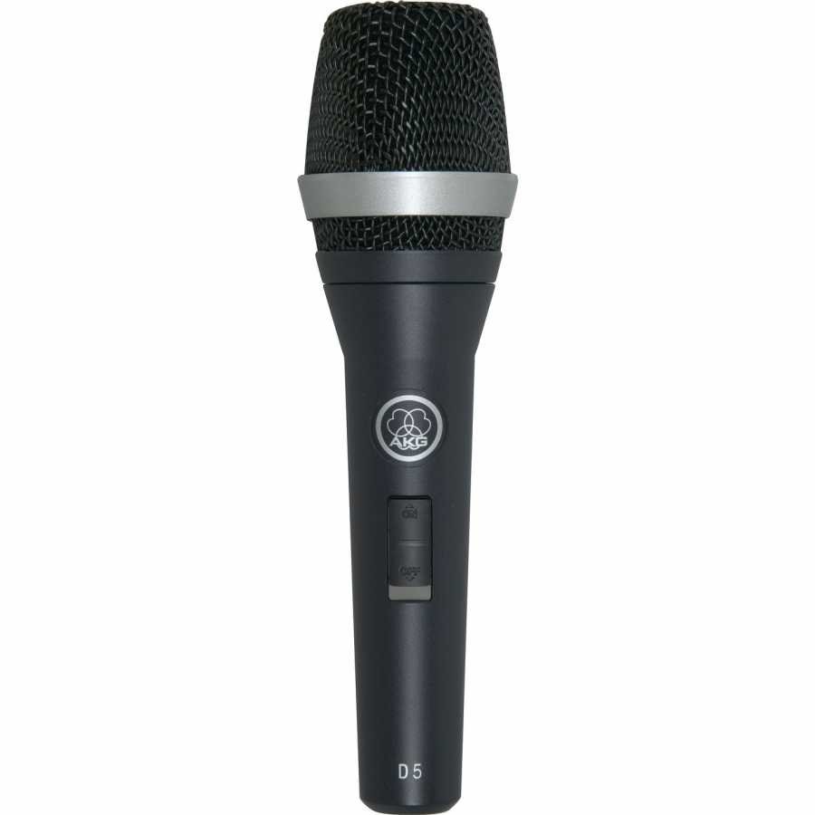 AKG D5S Profesyonel Dinamik Kablolu Sahne ve Vokal Mikrofonu Açma Kapama Butonlu