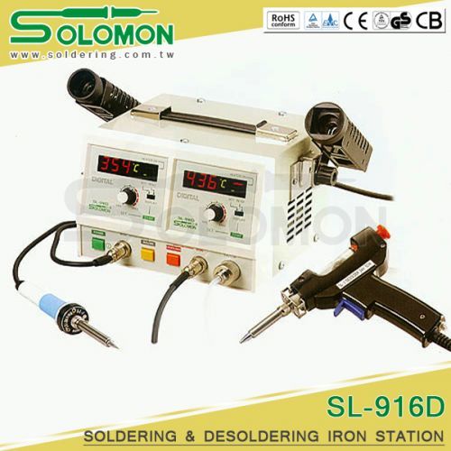 Solomon SL-916 Isı Ayarlı Vakumlu Dijital  Havya