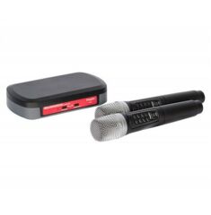 Doppler K-102 Bluetoothlu 2.4 GHZ İkili Kablosuz Karaoke Mikrofon Seti