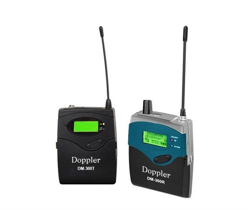 Doppler DM-300 T/R UHF Band Seyyar Tur Rehber Monitör Sistemi