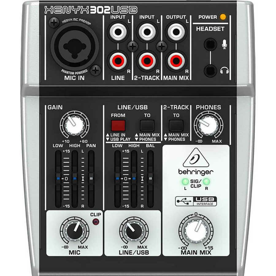 Behringer XENYX 302USB Mikser