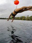 Swimsecure Turuncu Yüzme Şamandırası - Tow Float
