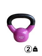 Delta 2 Kg. Çaydanlık Tipi Lila Demir Dambıl - Kettlebell