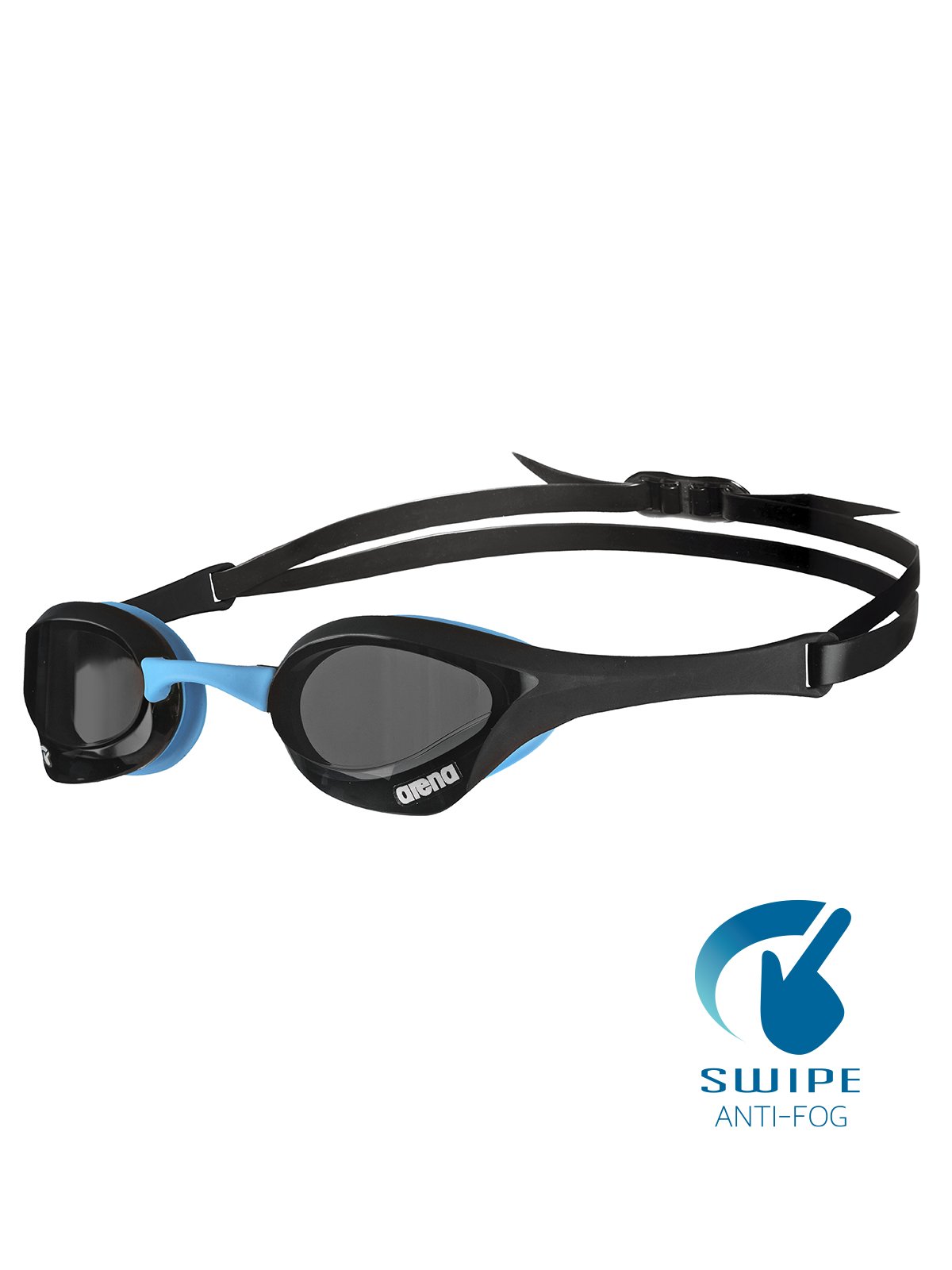 Arena Cobra Ultra Swipe Siyah/Açık Mavi Yüzücü Gözlüğü, Antrenman Gözlük