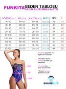 Funkita Fast Legs Texta Mess Kadın Yarış Mayo (Giriş Seviyesi)