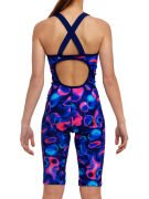 Funkita Fast Legs Liquid Lights Kız Çocuk Yarış Mayo (Giriş Seviyesi)