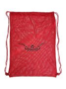 Bufors Yüzücü Kırmızı File Çanta, Swimming Baskılı Antrenman Çantası (67x50±)