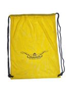Bufors Yüzücü Sarı File Çanta, Swimming Baskılı Antrenman Çantası (67x50±)