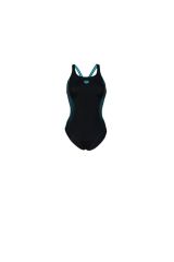 W Swimsuit Swim Pro Back Graphic Black Martinica Çocuk Yüzücü Mayosu 007339581