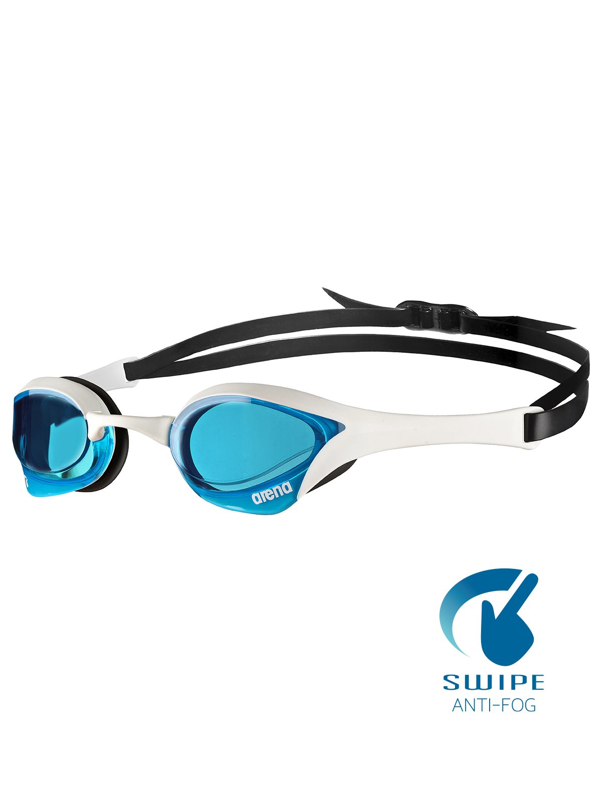 Arena Cobra Ultra Swipe Mavi/Beyaz/Siyah Yüzücü Gözlüğü, Antrenman Gözlük