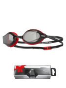 TYR BlackOps 140° Füme/Kırmızı Yüzücü Gözlüğü, Antrenman Gözlük